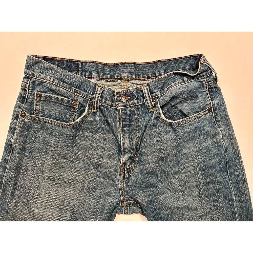 Levis 559 Relaxed Straight Jeans Mens 32x32 Medium Wash Blue Denim